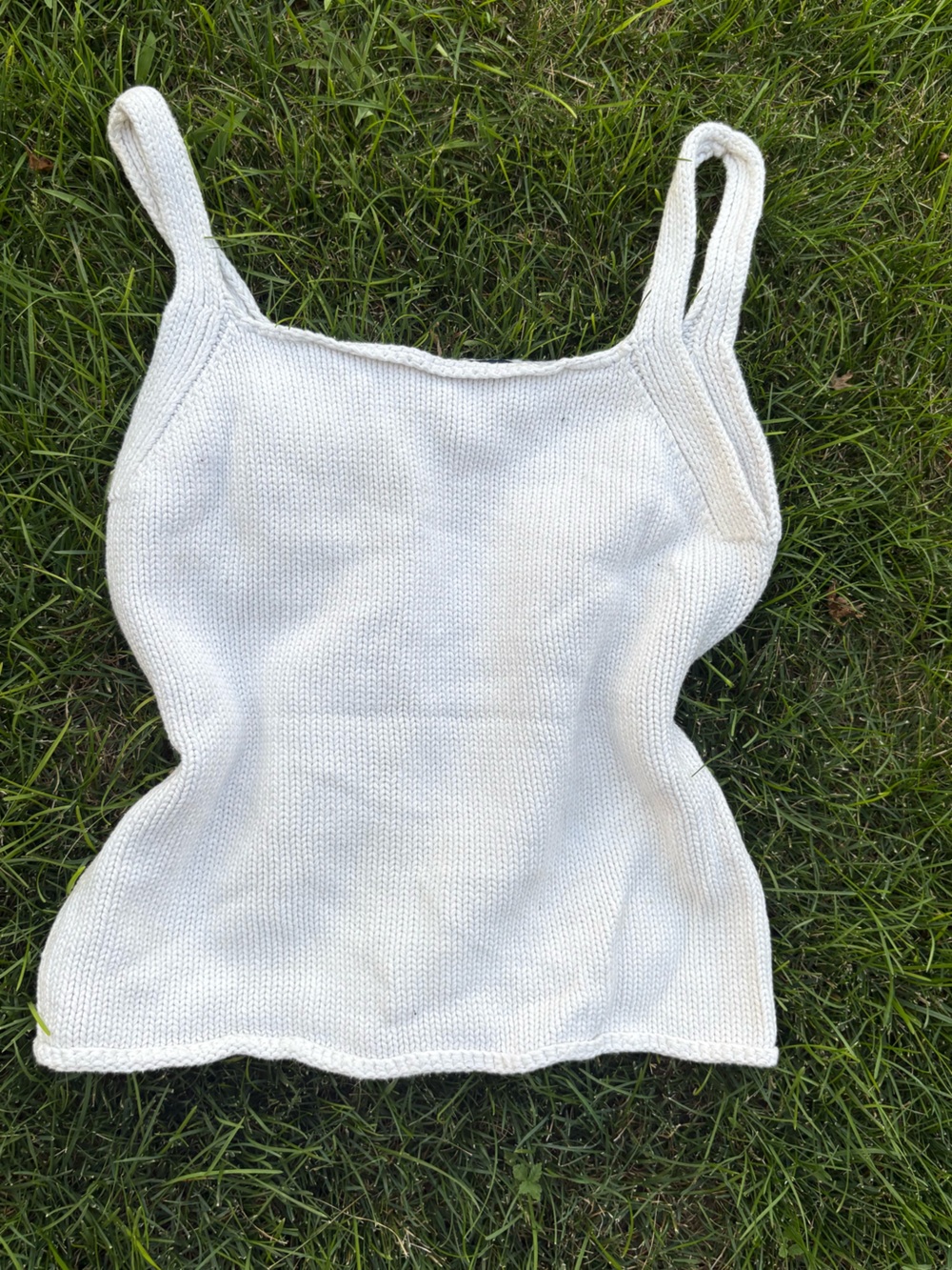 Vintage SO Cream Knit Tank Top